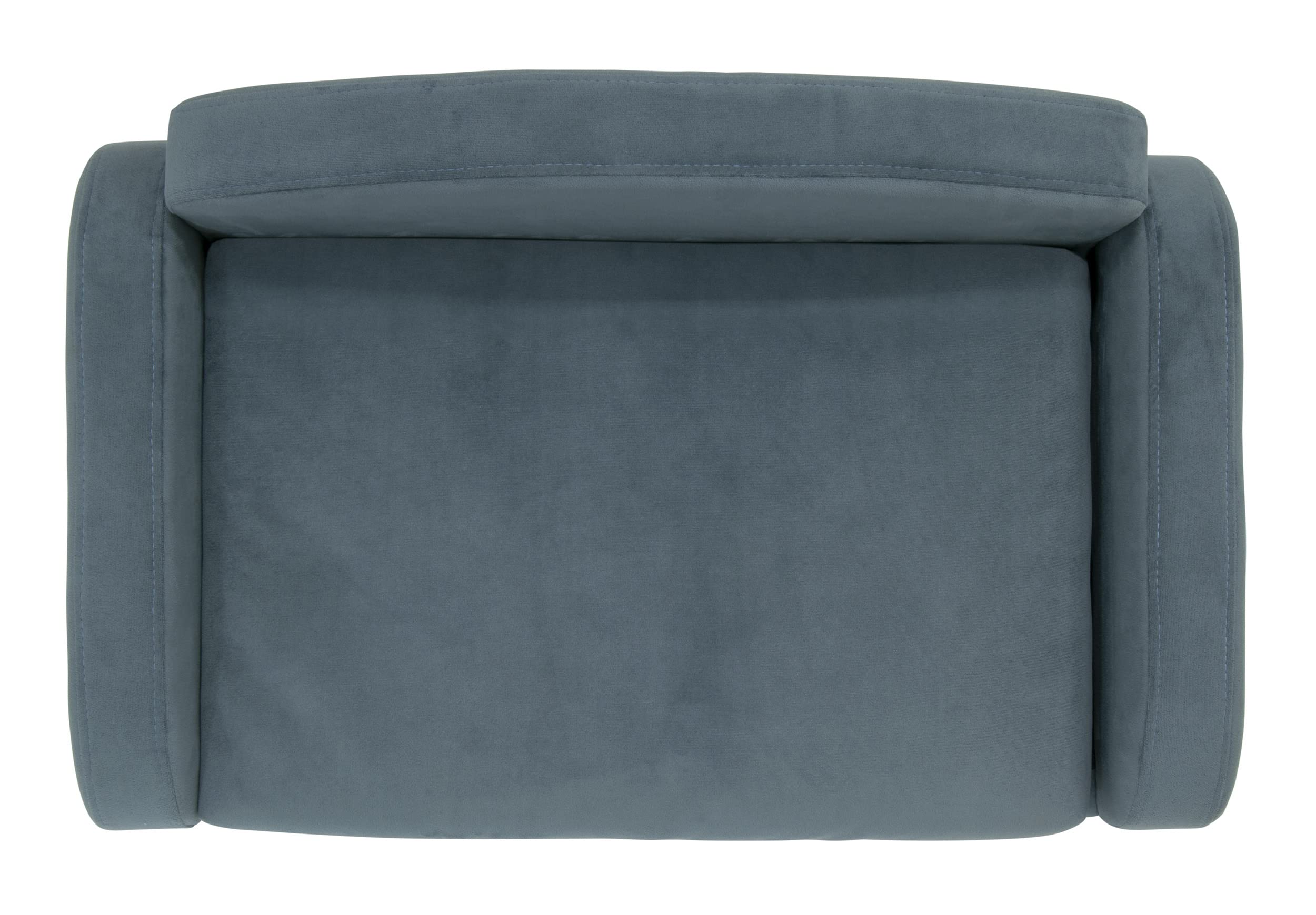 Paws & Purrs Modernes Haustier-Sofa, 80 cm breit, 49,5 cm tief, Liegebett mit tiefer Rückenlehne, Abnehmbarer Matratzenbezug