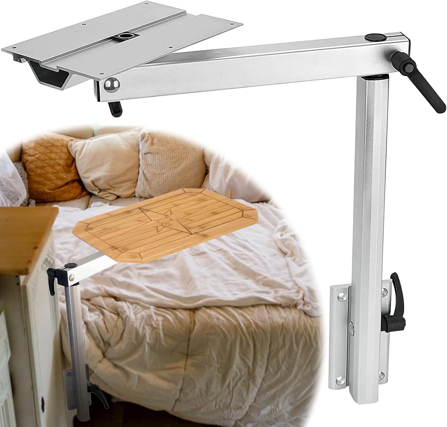 OKSTENCK RV Table Leg, 360 Degree Rotation Detachable RV Accessories