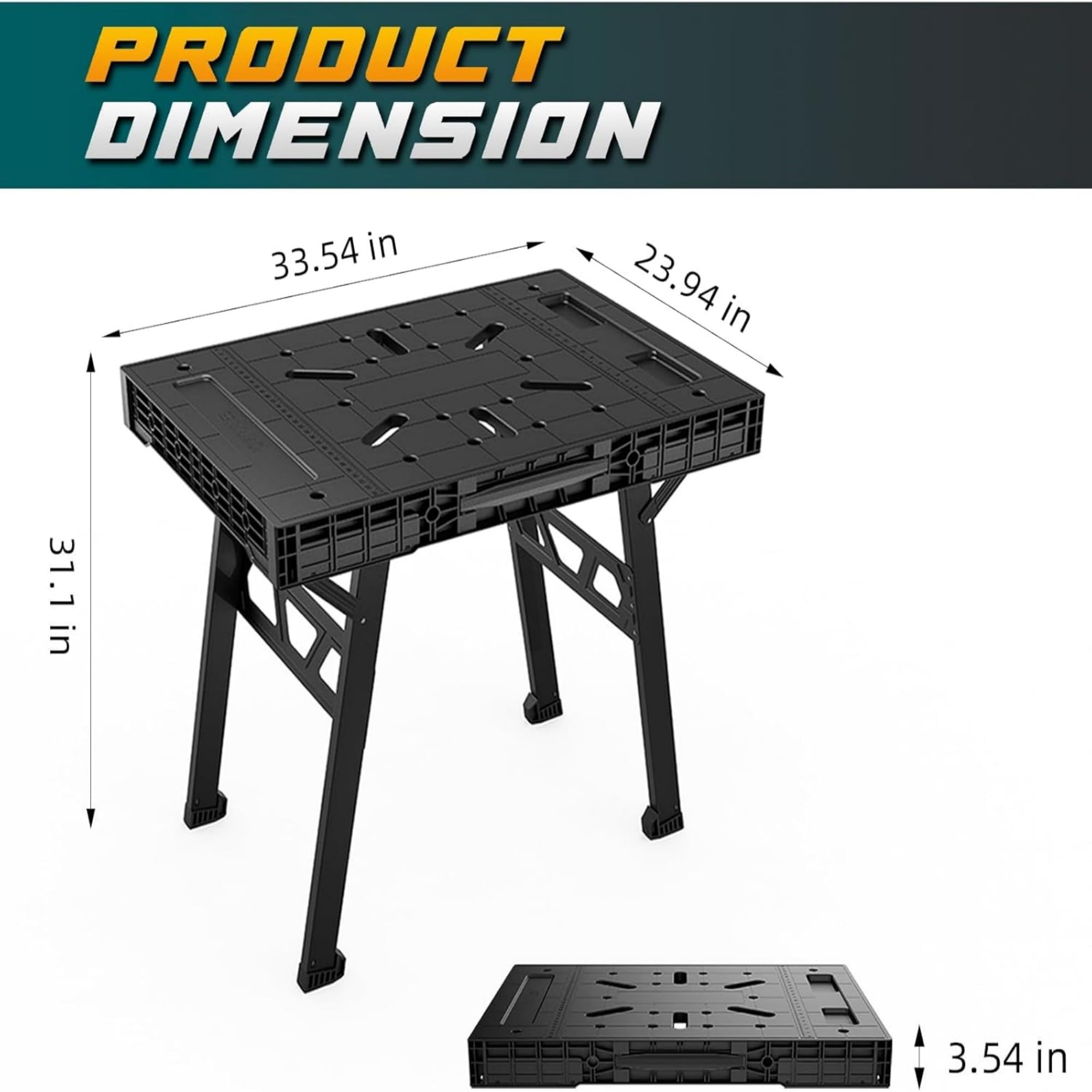 ONCUPID Express Folding Work Table, Easy Setup Portable Folding