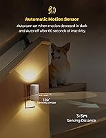 Vista 3 de L LOHAS LED Luz nocturna con sensor de movimiento enchufable, luz nocturna activada por movimiento, luz con sensor de oción para interiores