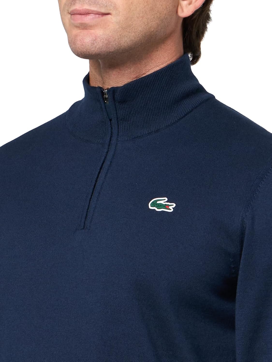 Lacoste Men's Golf Quarter Zipped Windbreaker Sweater