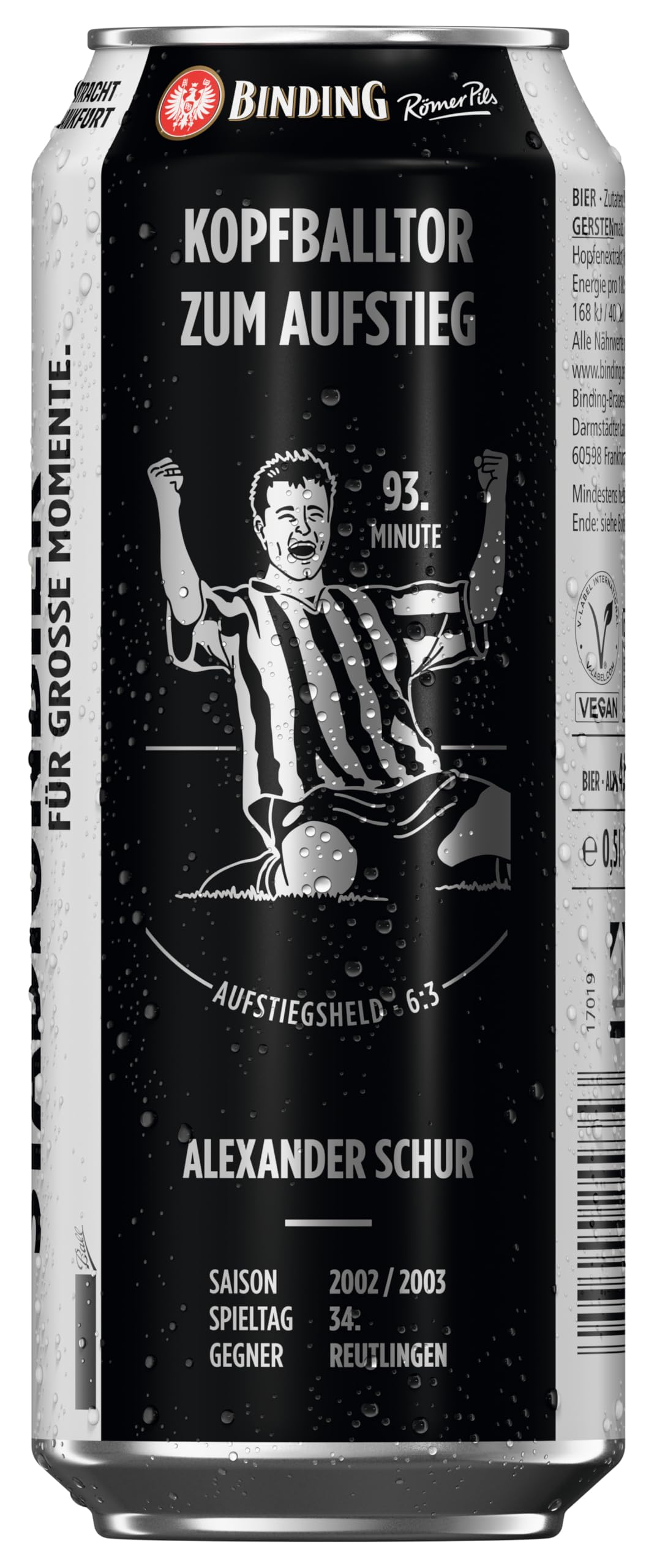 Binding Römer Pils Edition Eintracht Frankfurt, Einweg 24x0,50 L Dose