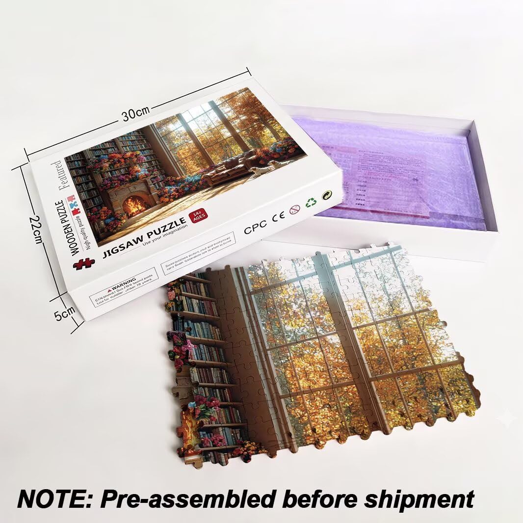 Puzzle 5000 Pieces Bibliothèque, Puzzle Classiques, 157 x 106 cm -4571