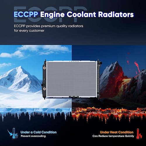 Miniatura 4 de ECCPP 2873 Radiador para Chevrolet 2004-2008 para Chevrolet para Aveo 1.6L 2006-2008 para Chevrolet para Aveo5 1.6L 2007-2008 para Pontiac para G3