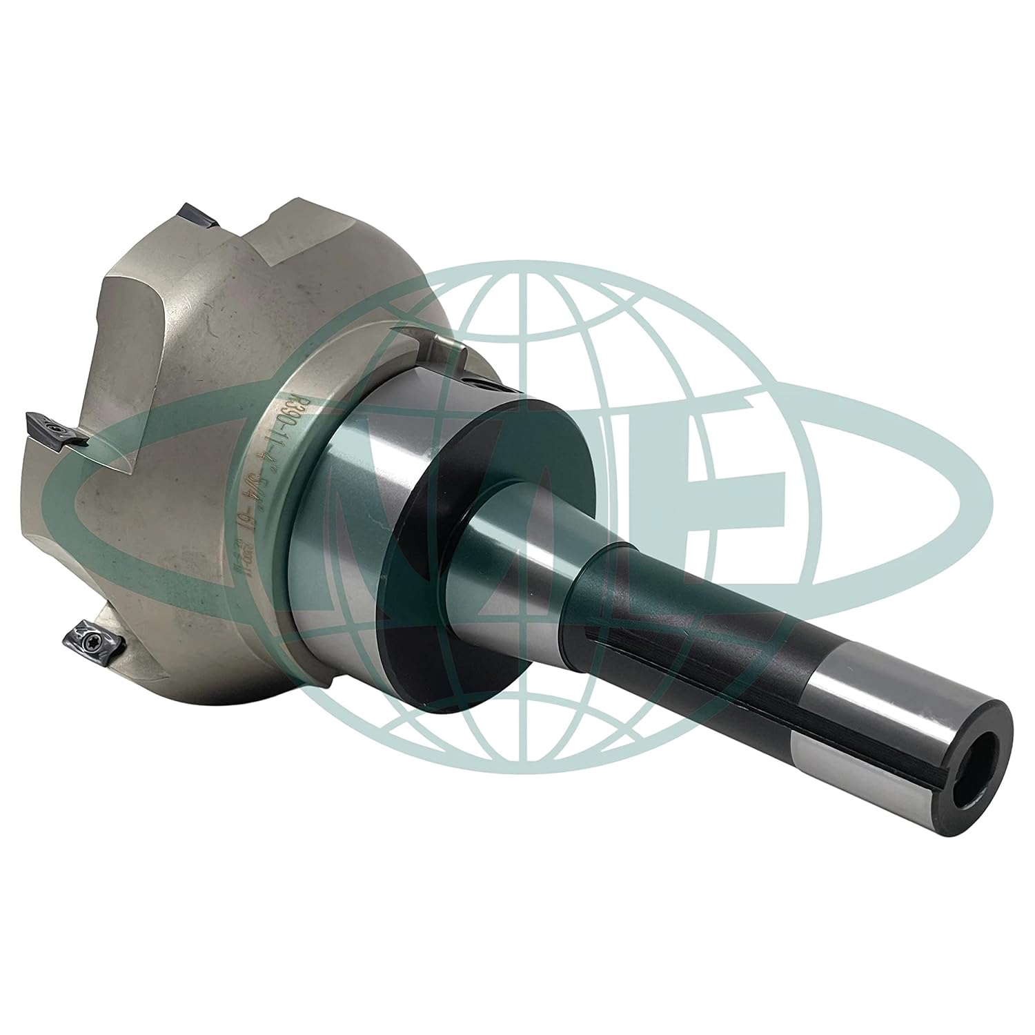 CME 4" 90° Indexable Face Mill w/ R8 Arbor, R390 Inserts Included, 6 Flutes