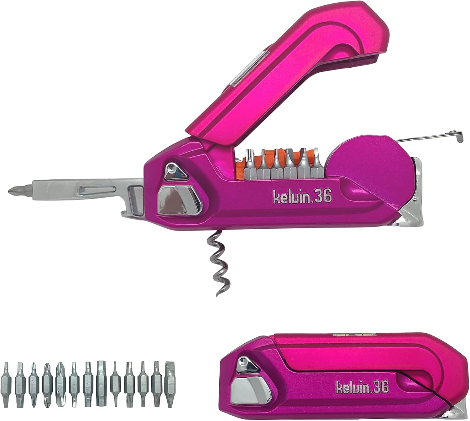 Kelvin Tools K36MAG01-01 36 The Ultra Urban Multi-Tool, Magenta