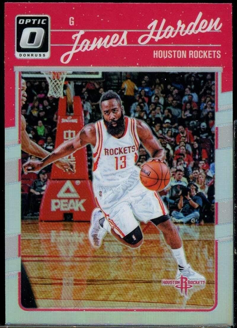 James Harden Card 2016-17 Donruss Optic Holo #110 - Unsigned Basketball Cards