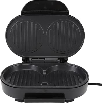 Electric Breakfast Maker Electric Egg Burger Maker Anti-Stick with Aluminium Heating Plate Compact Design for Egg Pancakes Steak Egg Burgers Easy to Carry