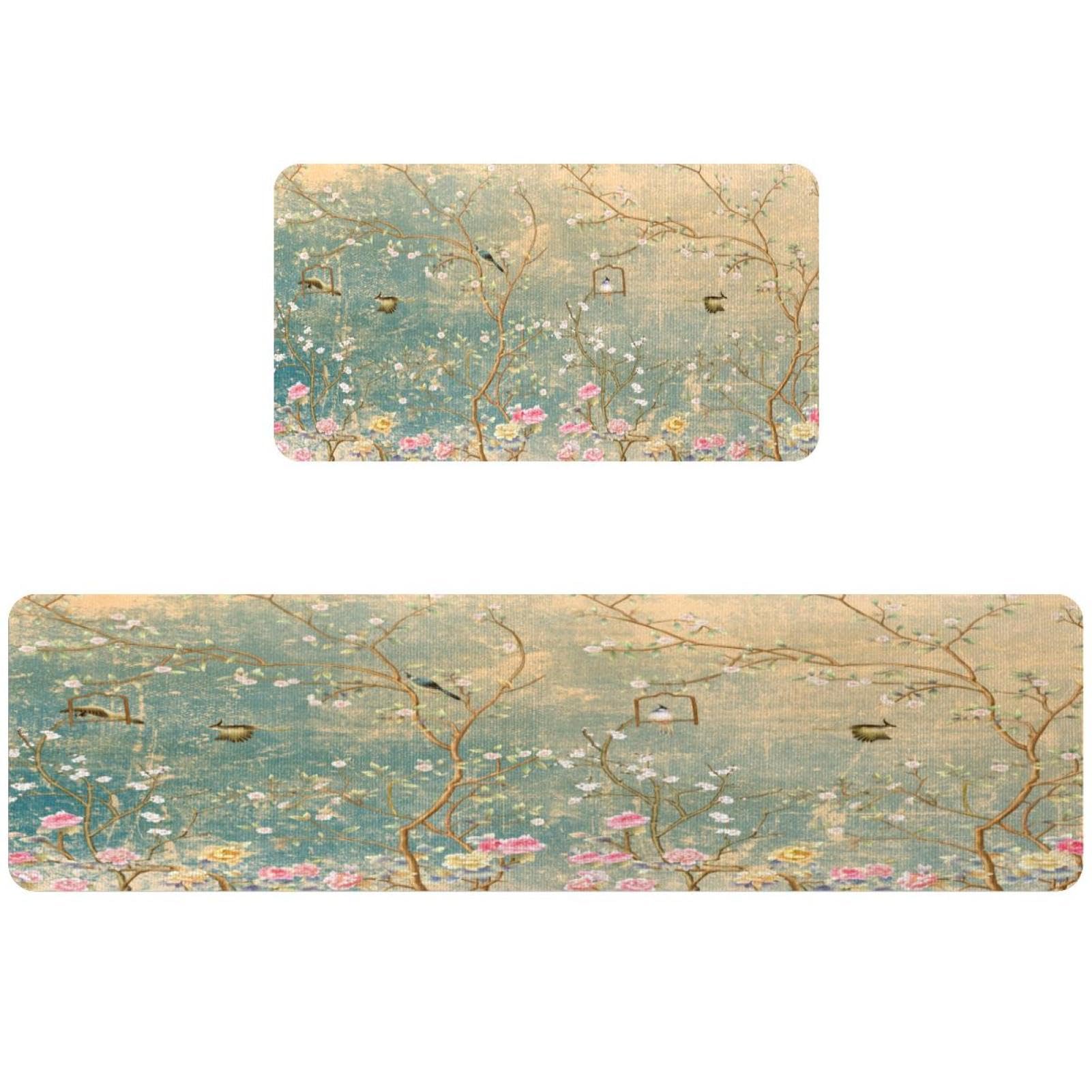 Alfombrillas de cocina antideslizantes alfombra lavable para cuarto lavado
