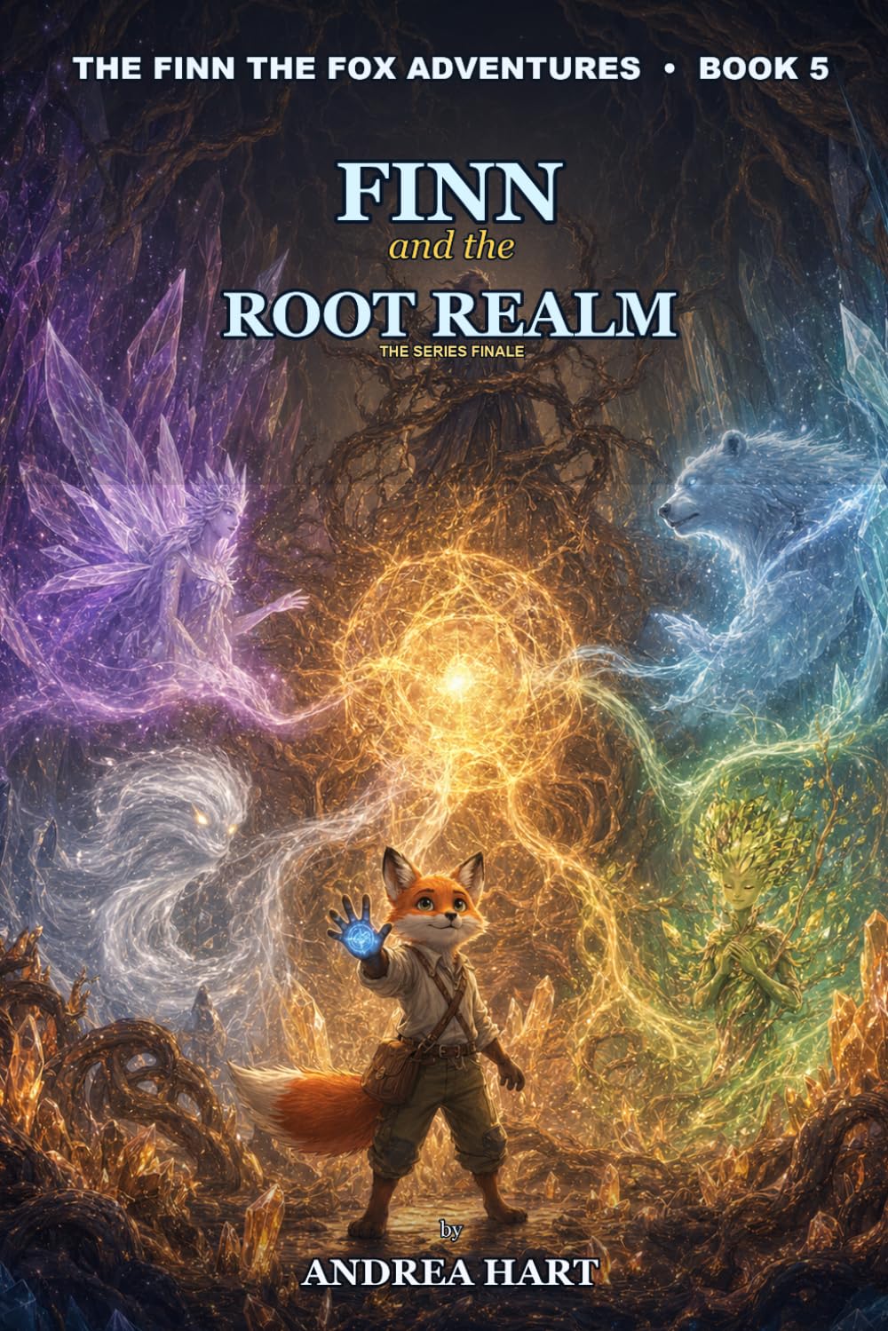 Finn and the Root Realm: A Middle Grade Fantasy Chapter Book for Ages 8-10 (The Finn the Fox Adventures, Book 5 — Series Finale)