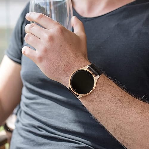 Miniatura 4 de Paquete de 3 correas de 0.86 pulgadas compatibles con AGPTEK LW11Fossil para hombre Gen 65E de 1.732 pulgadas, bandas elásticas de nailon ajustables