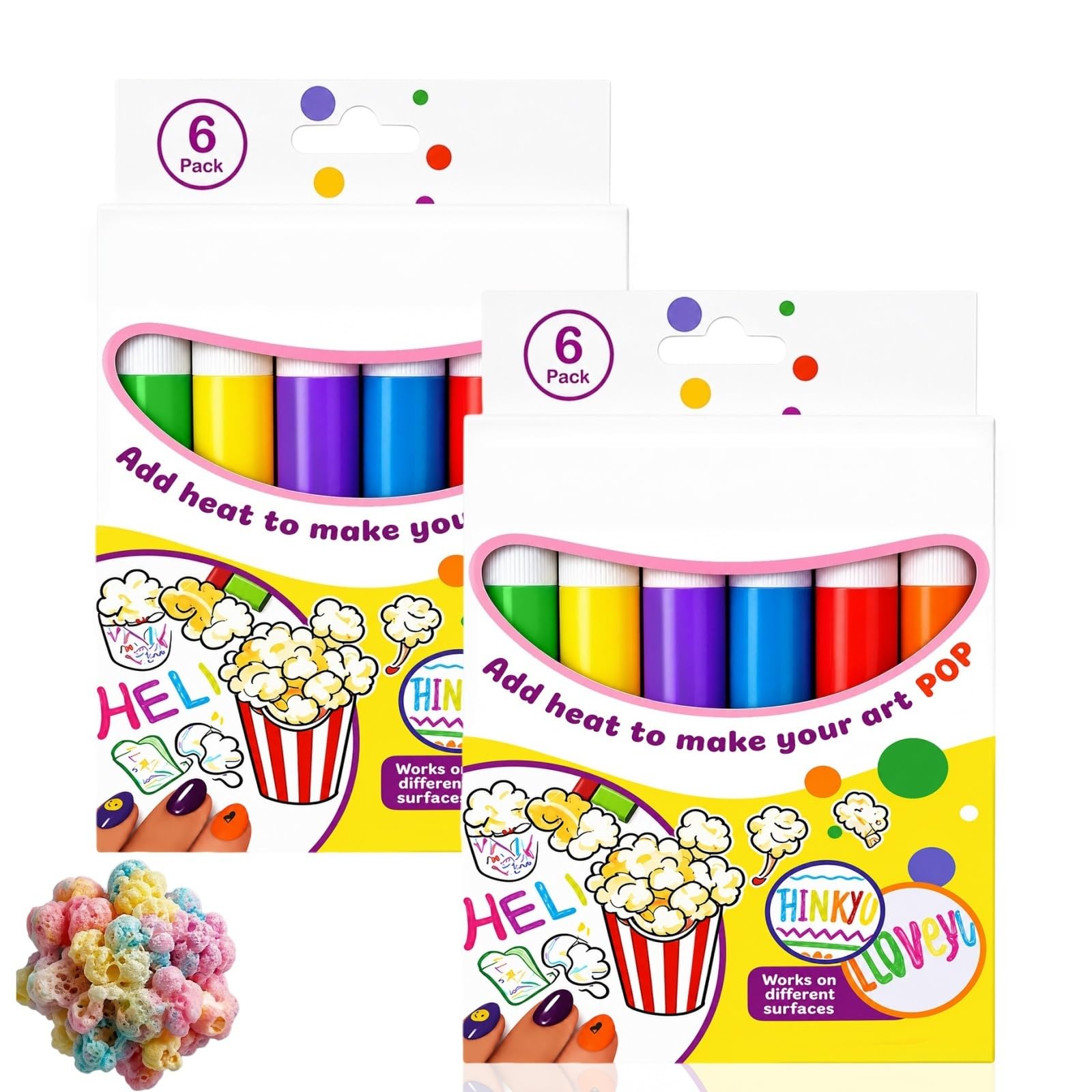 Creative Bubble Art Marker,3D Pens Drawing Kit, Art Markers for Craft