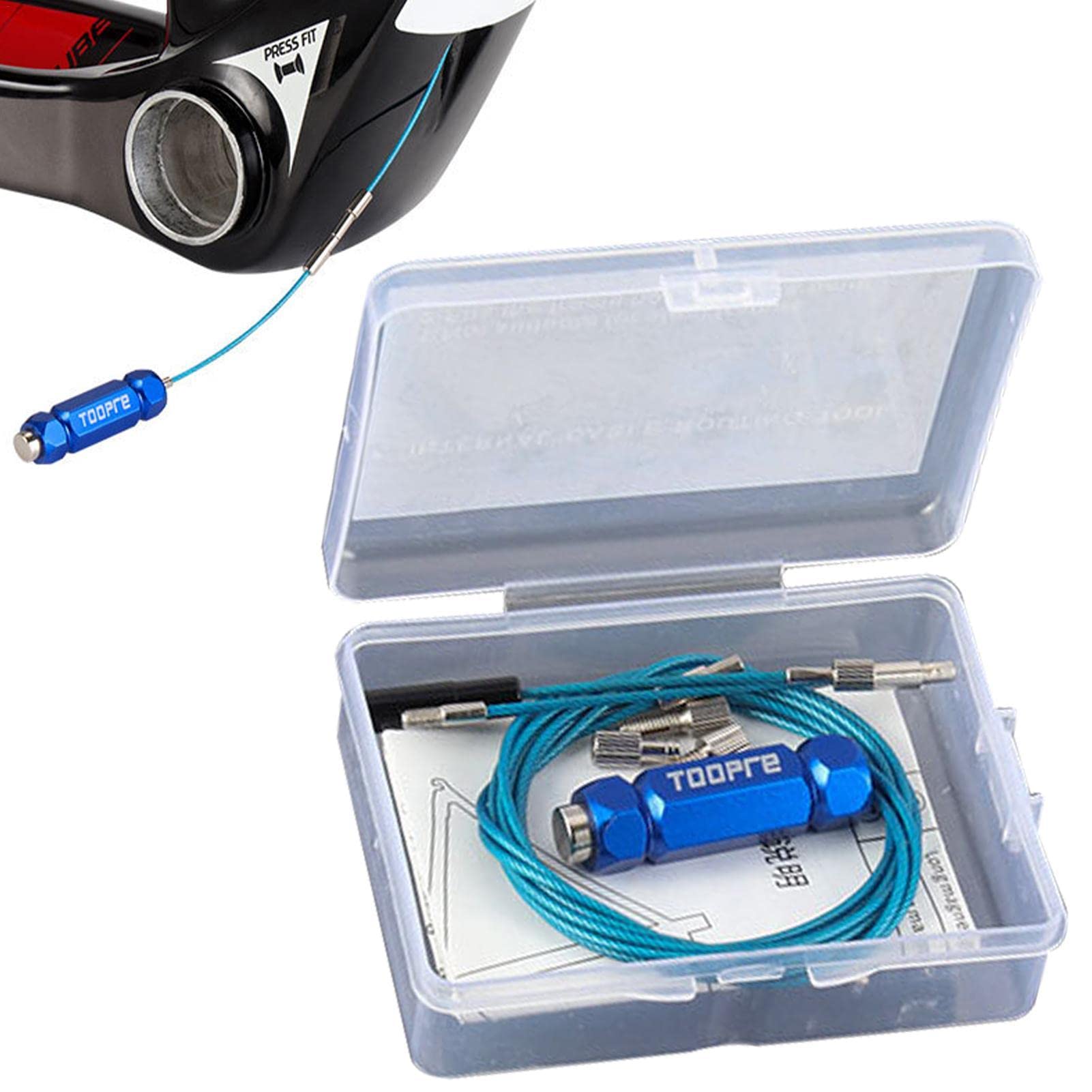 Gusengo Internal Cable Routing Kit, Bicycle Internal Cable Routing Kit, Internal Cable Routing Tool Cycling Bike for Bicycle Frame Put Out Inner Wire