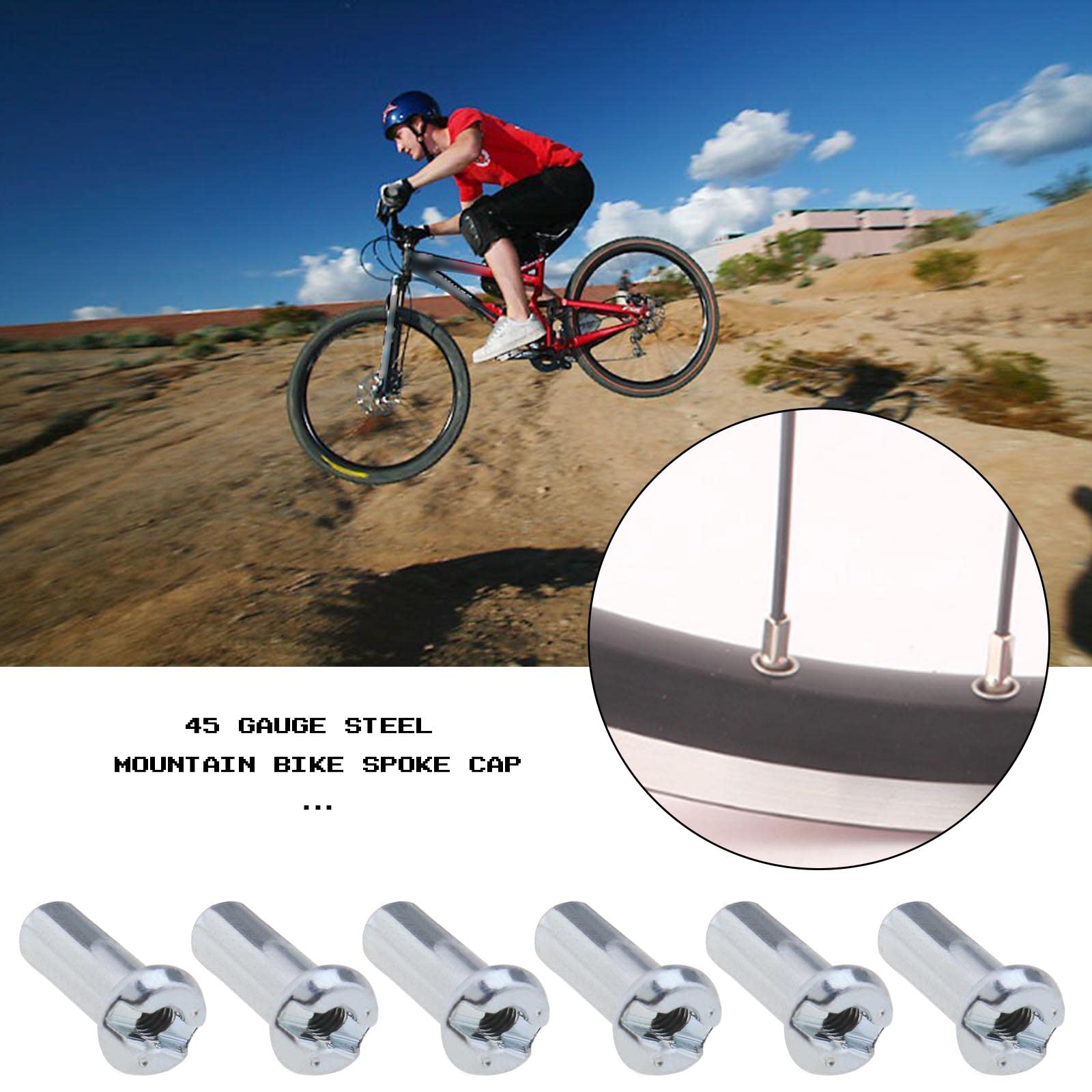 Jeu De 36 Rayons + 36 écrous Pour Roue Vélo - Longueur 205mm (14G
