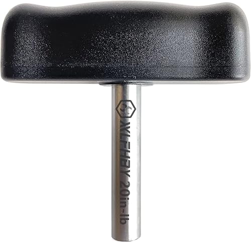 Miniatura 2 de XXLFHBY Llave dinamométrica fija de 14 "con mango en T, herramienta de destornillador preestablecido, 20 in-lb