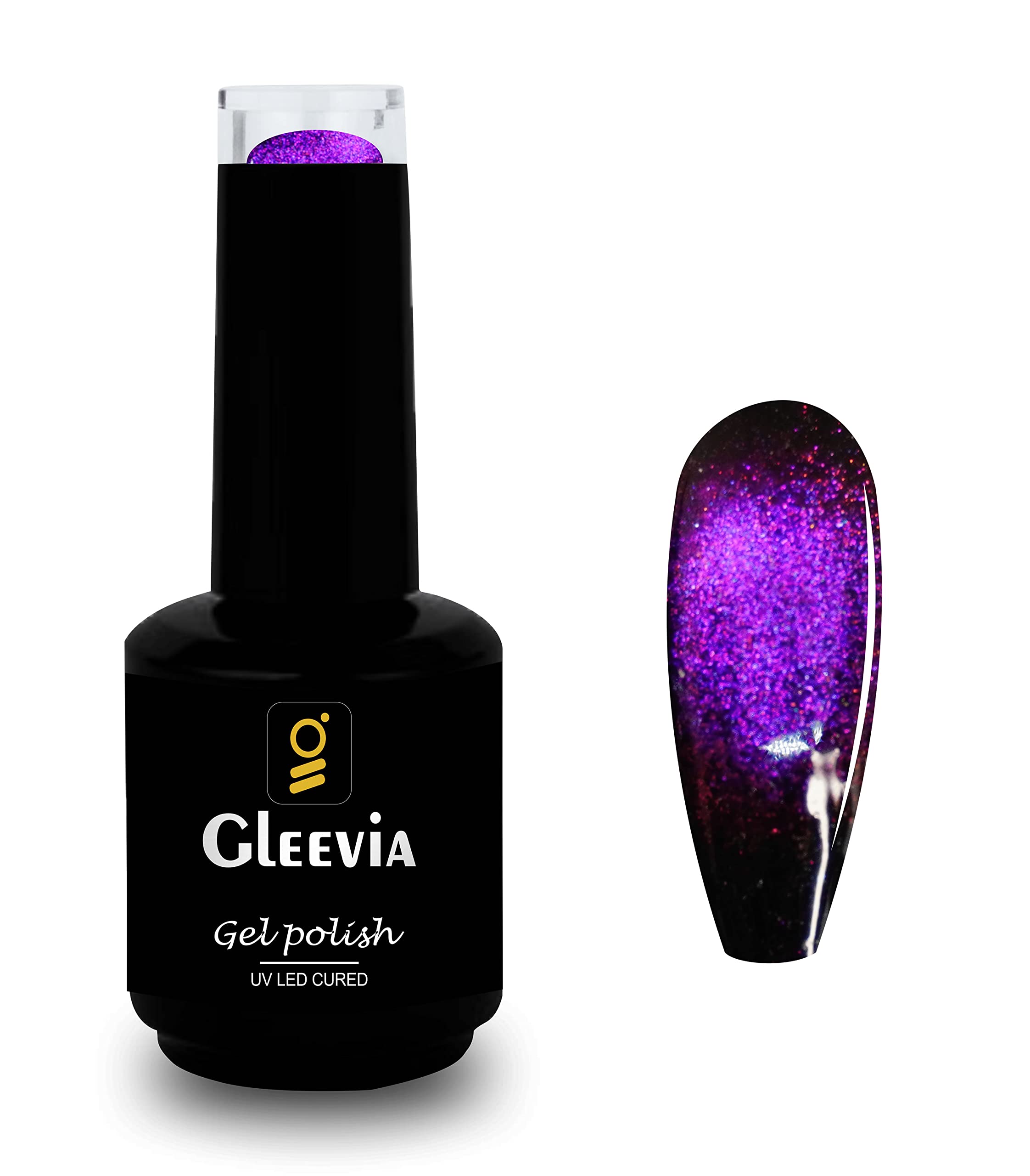 Gleevia 9D Cateye Uv Gel Nail Polish | Magnetic 9D Gel Nail Polish Soak-Off Uv Gel Diy For Professionals (9D-03), Glossy Finish, 8 Ml,15 Ml-picture-33