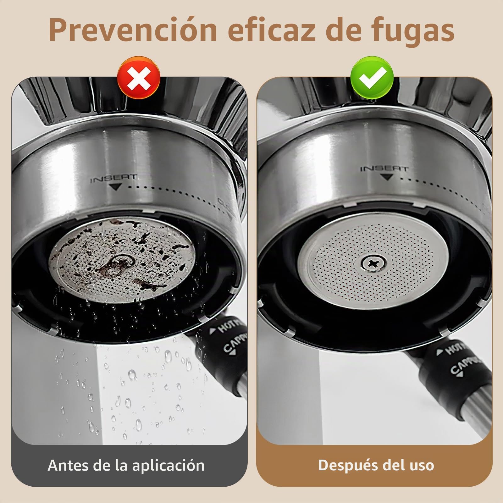 Junta tórica Philips Saeco 30 piezas juntas estanqueidad grupo infusor cepillo limpieza recambios cafetera automática