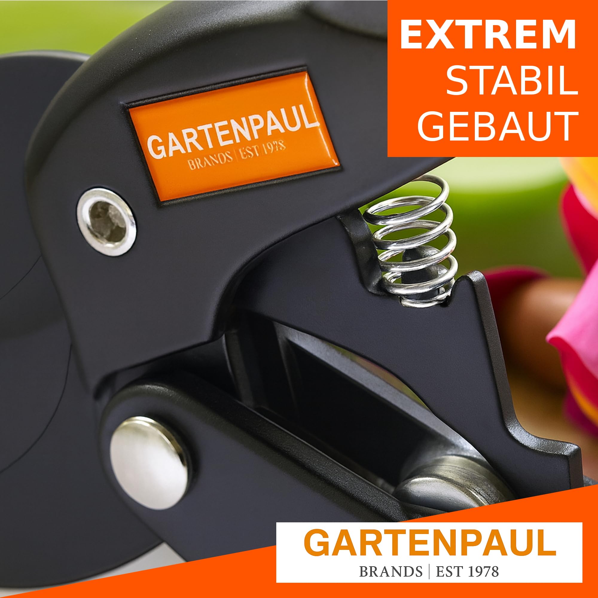 Profi Gartenscheren-Set Rollschere R1 + Lady Gartenschere, höchste Qualität seit 30 Jahren, präzise Garten-Schere Gartenwerkzeug Baumschere Astschere Blumenschere Rosenschere Schneider