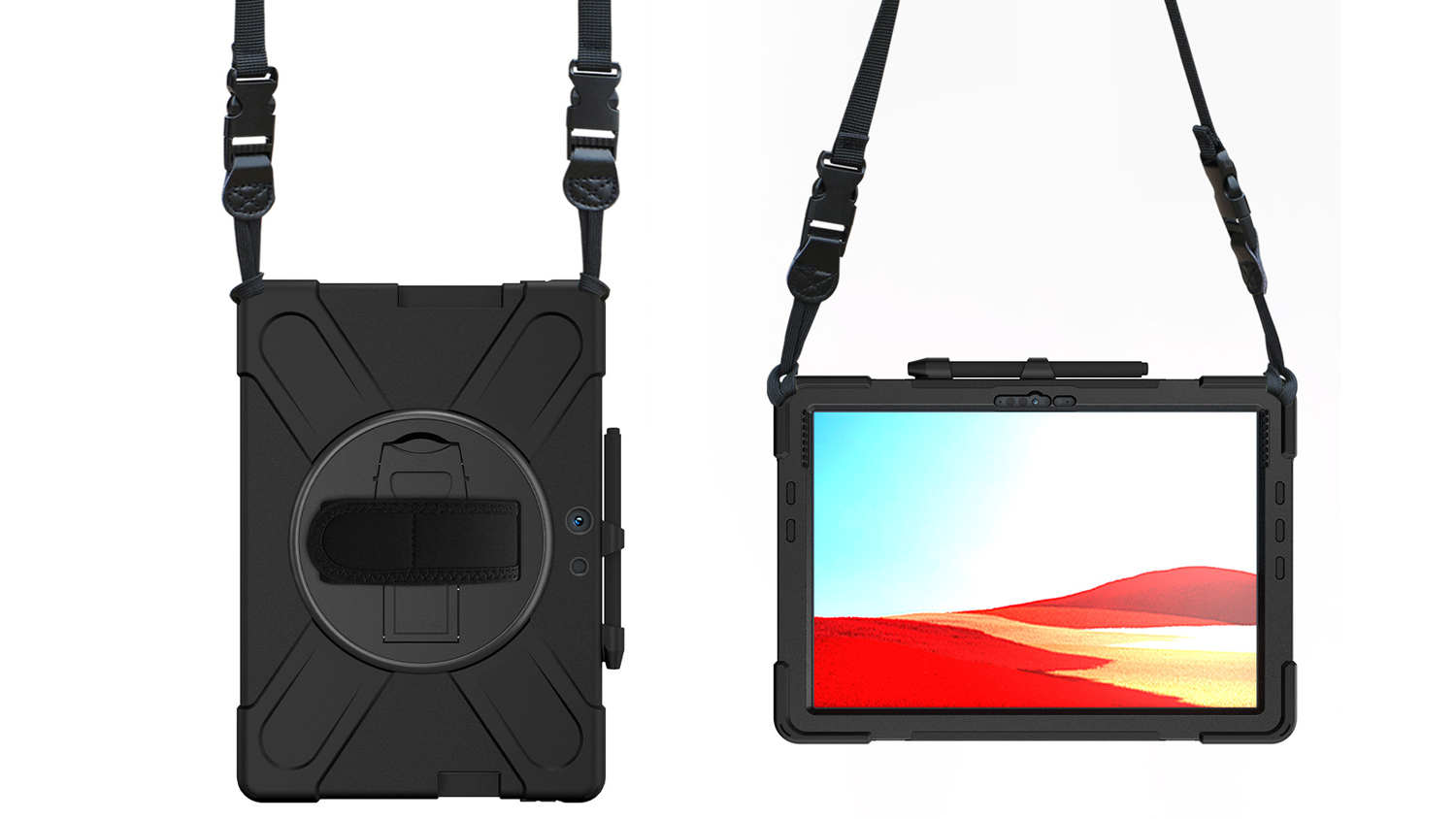 Watch DreamerX Surface ProX Case-How to install the shoulder strap