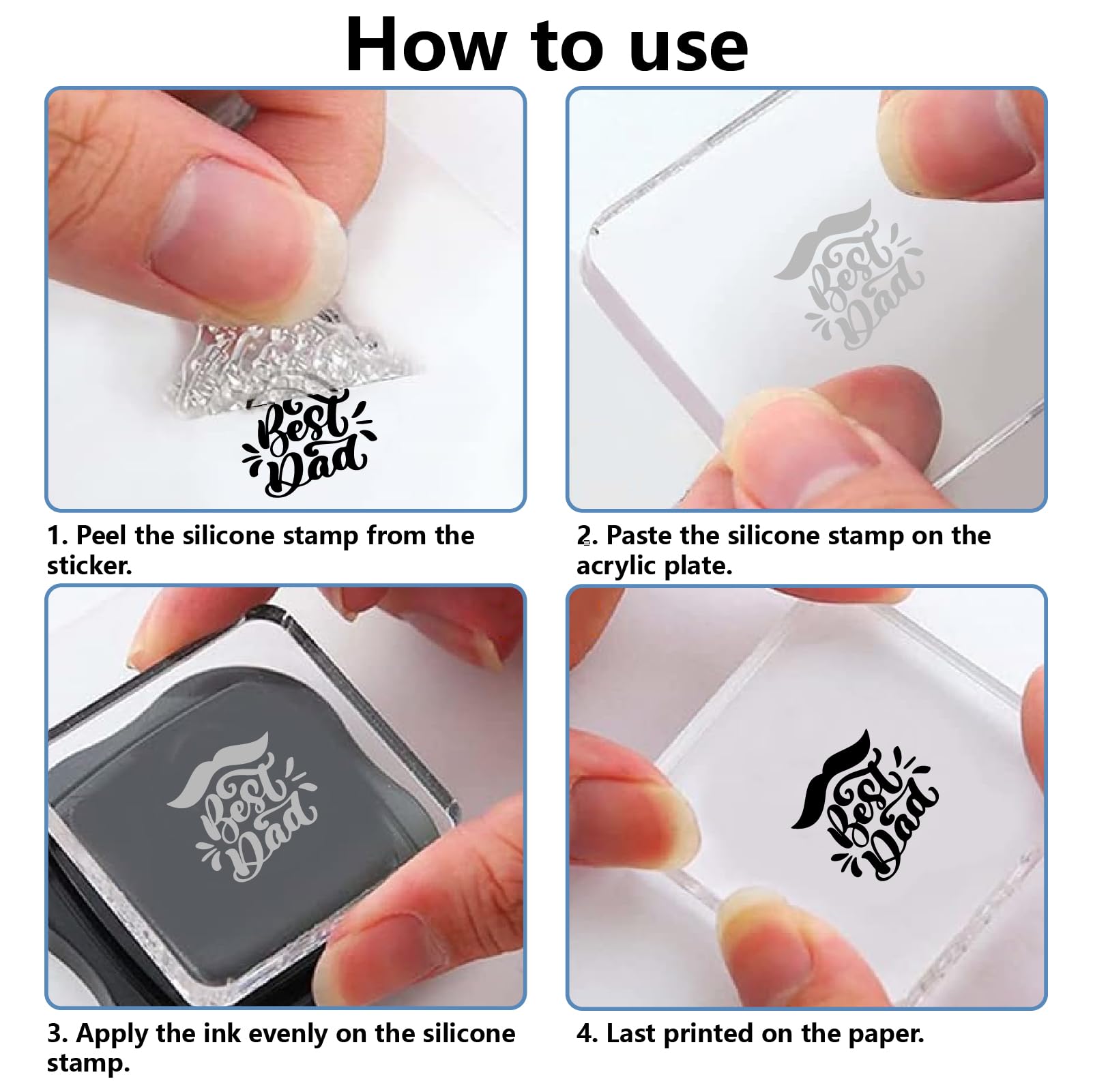 Qoiseys Envoi De Tampons Et Matrices De Découpe En Silicone Transparent Pour La Fabrication De Cartes, Pochoirs De Découpe Pour Scrapbooking, Album Photo, Papier Décoratif, Gaufrage