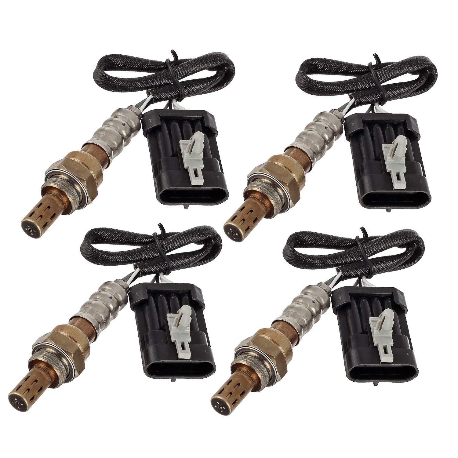 4Pcs Upstream & Downstream O2 Sensor Oxygen Sensor Replacement for 2003-2000 Isuzu Axiom Rodeo Isuzu Trooper 3.2L 3.5L, 2001 Honda Passport 3.2L V6 Oxygen Sensor 234-4063 * 4