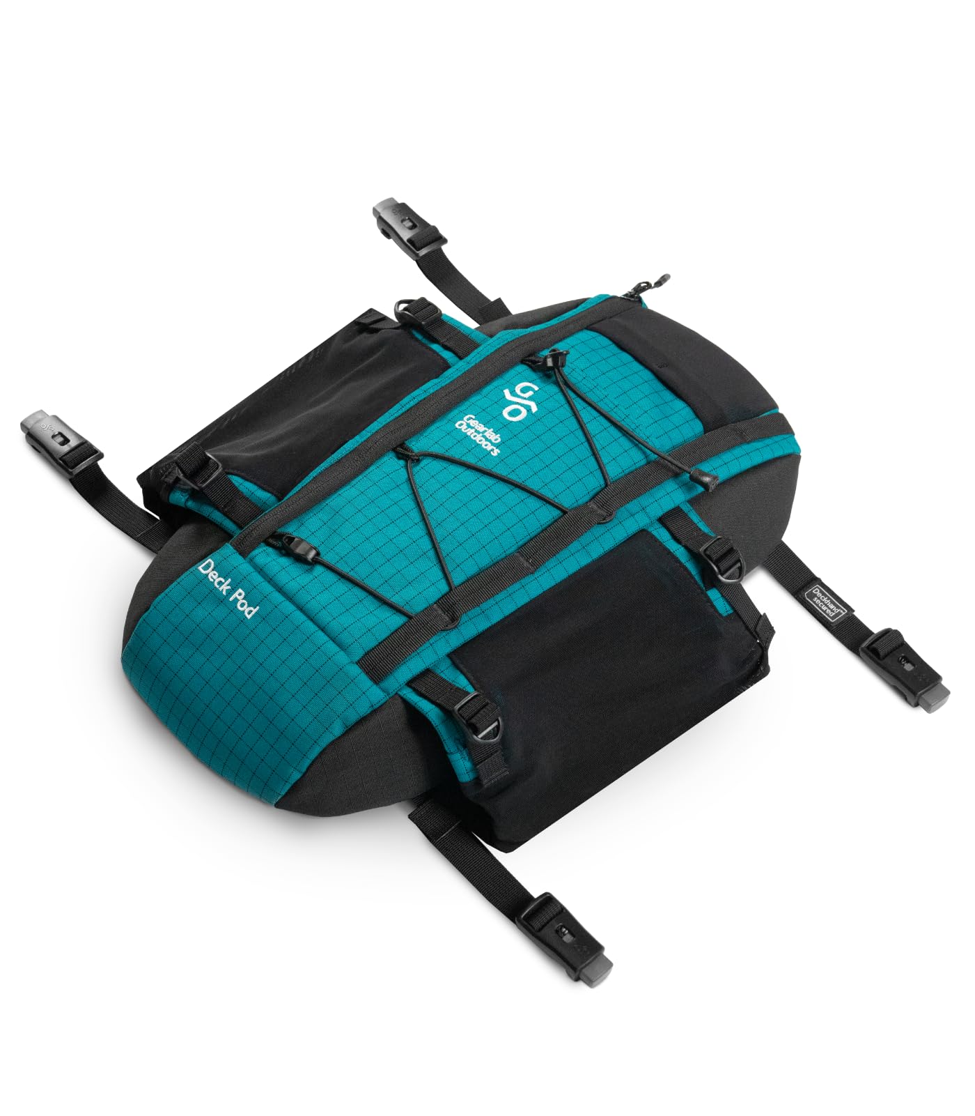 Gearlab Deck Pod 2 - Kayak Deck Bag, Deckhand system (Holds Paddle Float, Bilge Pump)