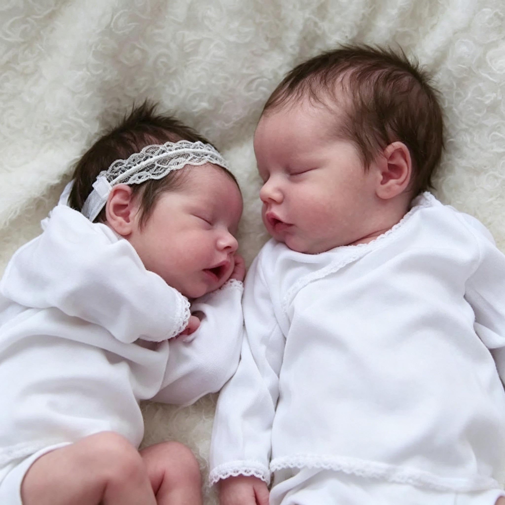RXDOLL Reborn Baby Dolls silikonowe lalki na całe ciało, winylowe, bliźniaczki, dziewczęta, realistyczne, pełne silikonowe lalki Reborn, wyglądające jak prawdziwe życie, lalka dla dziewczynek 3+