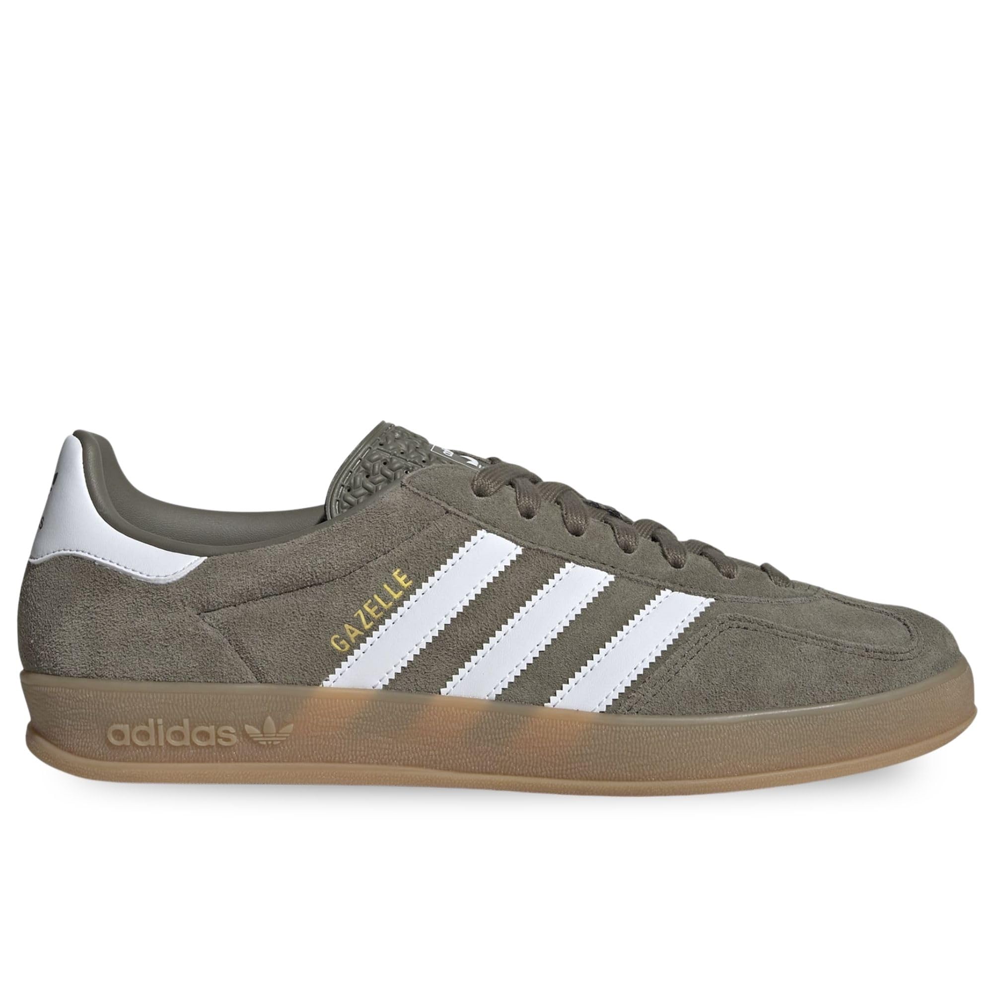adidas Gazelle Indoor JQ0174 (Verde, Sistema Tallas Calzado EU, Adulto, Hombre, Números, Mediano, 42 2/3)