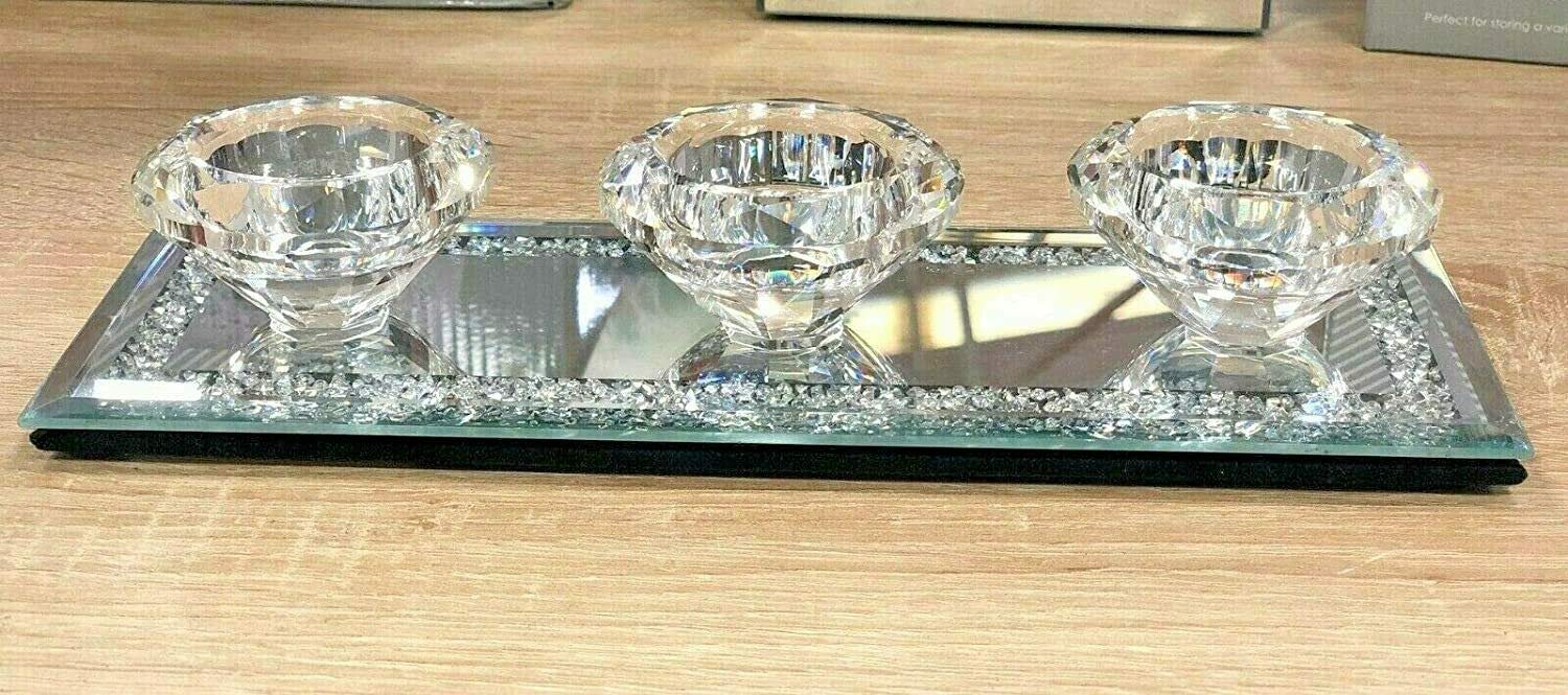 Portacandele argento 41 cm ABBEVILLE
