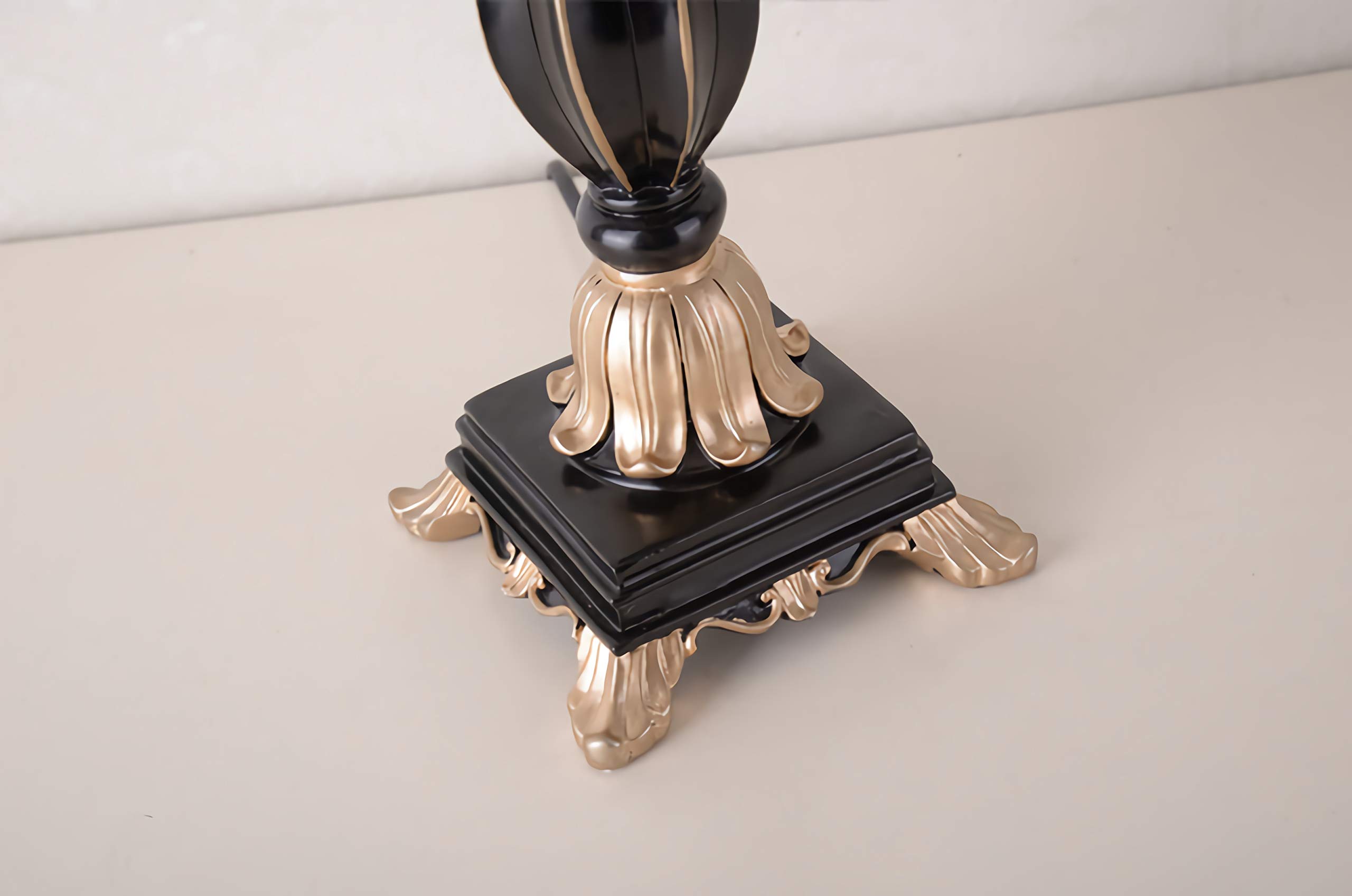 Lampe de table traditionnelle, lampe de bureau victorienne en résine, pour salon, chambre à coucher, maison, table de chevet, maison, bureau, lecture, famille, éclairage de cuisine, table de chevet