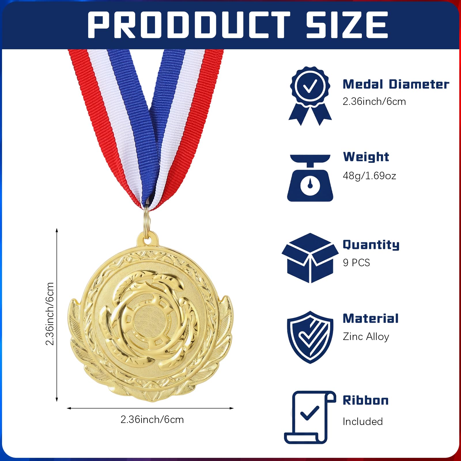 9 Stück Kreisel Medaille Kreisel Auszeichnung Medaille Gold Silber Bronze Bulk für Jungen und Mädchen