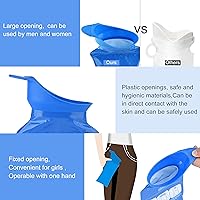 Vista 3 de Disposable Urinal Bag, Emergency Urine Bag,900CC Leak-Proof Pee Bag with Gel Absorption Powder, Universal for Men Women Kids, Portable for Car