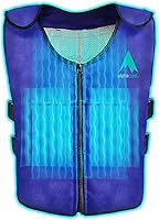 Alphacool Adjustable Ice Cooling Vest for Men Women Kids - Beat Heat Stress with 4-Pocket Design & 20 Ice Packs