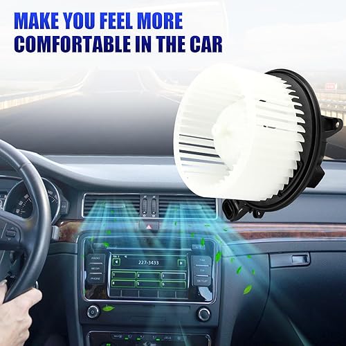 Miniatura 6 de Motor de ventilador delantero de calefactor HVAC con ventilador para Ford F150 F-150 Expedition Lincoln Navigator 2009 2010 2011 2012 2013 2014 2015