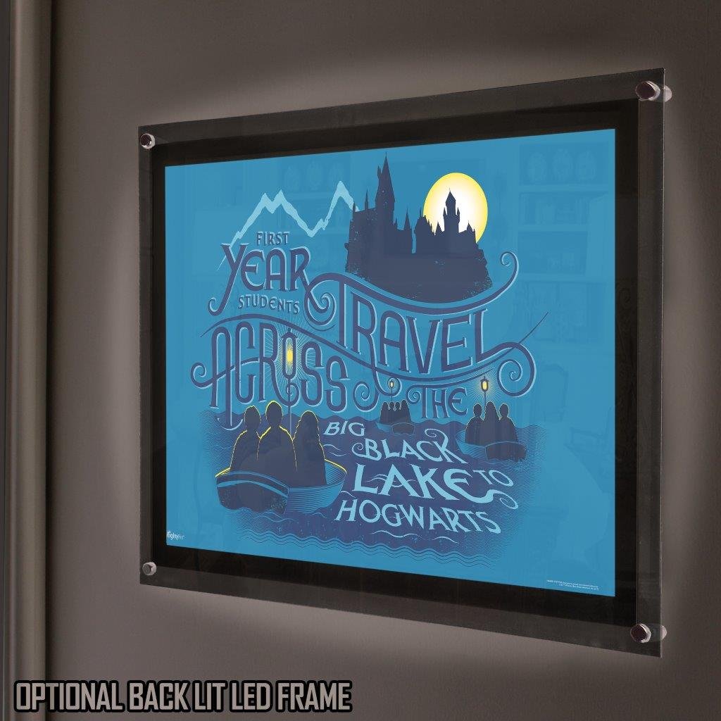 Amazon.co.jp: Harry Potter Hogwartsブラック湖MightyPrint Wall Art