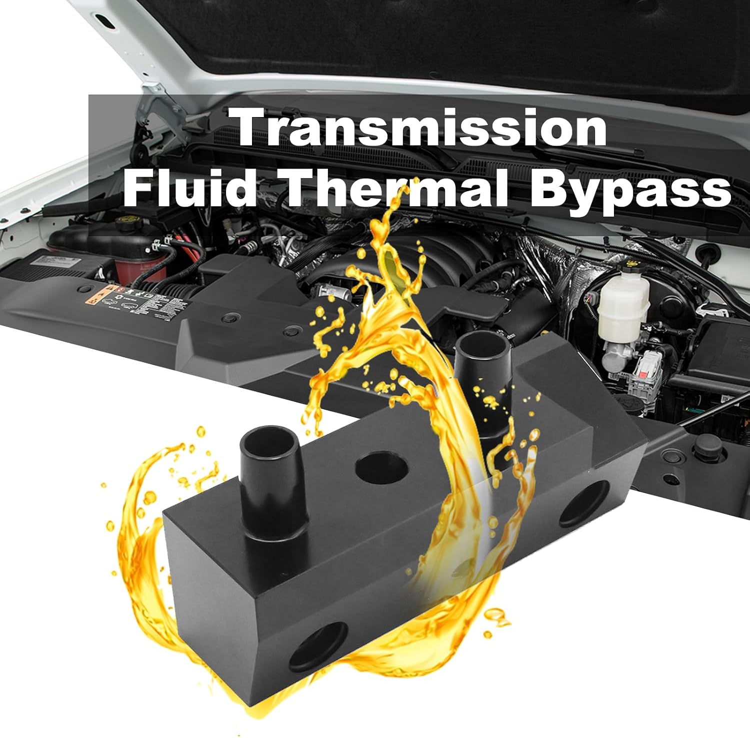 MDEOOSKY 125068000 Automatic Transmission Fluid Thermal Bypass Valve, Replacement for GM Tahoe Silverado Sierra 1500 2014-2018, Replacement for Escalade Yukon 6L80 5.3L 6.2L 4.3L
