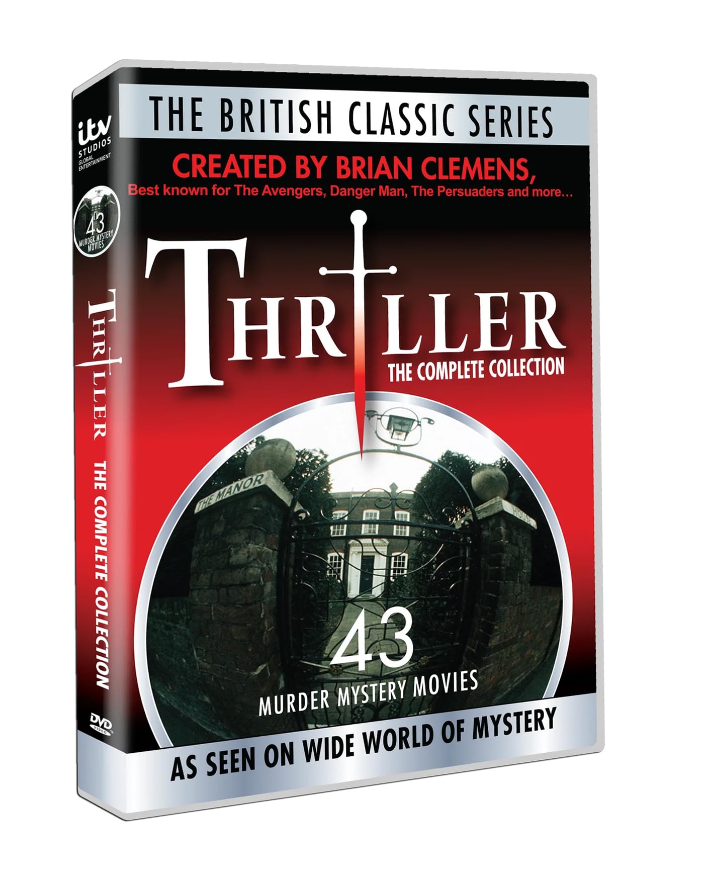 Thriller - Complete TV Series- 43 Murder Mysteries - Famous Stars; Robert Powell, Helen Mirren, Hayley Mills, Denholm Elliott, Barbara Feldon, Patrick Macnee
