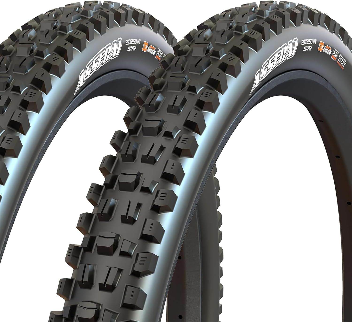 MAXXIS Assegai - 2 Pack - 27.5", 29" - Tubeless Mountain Bike Tire MTB | Supreme Braking and Cornering Traction