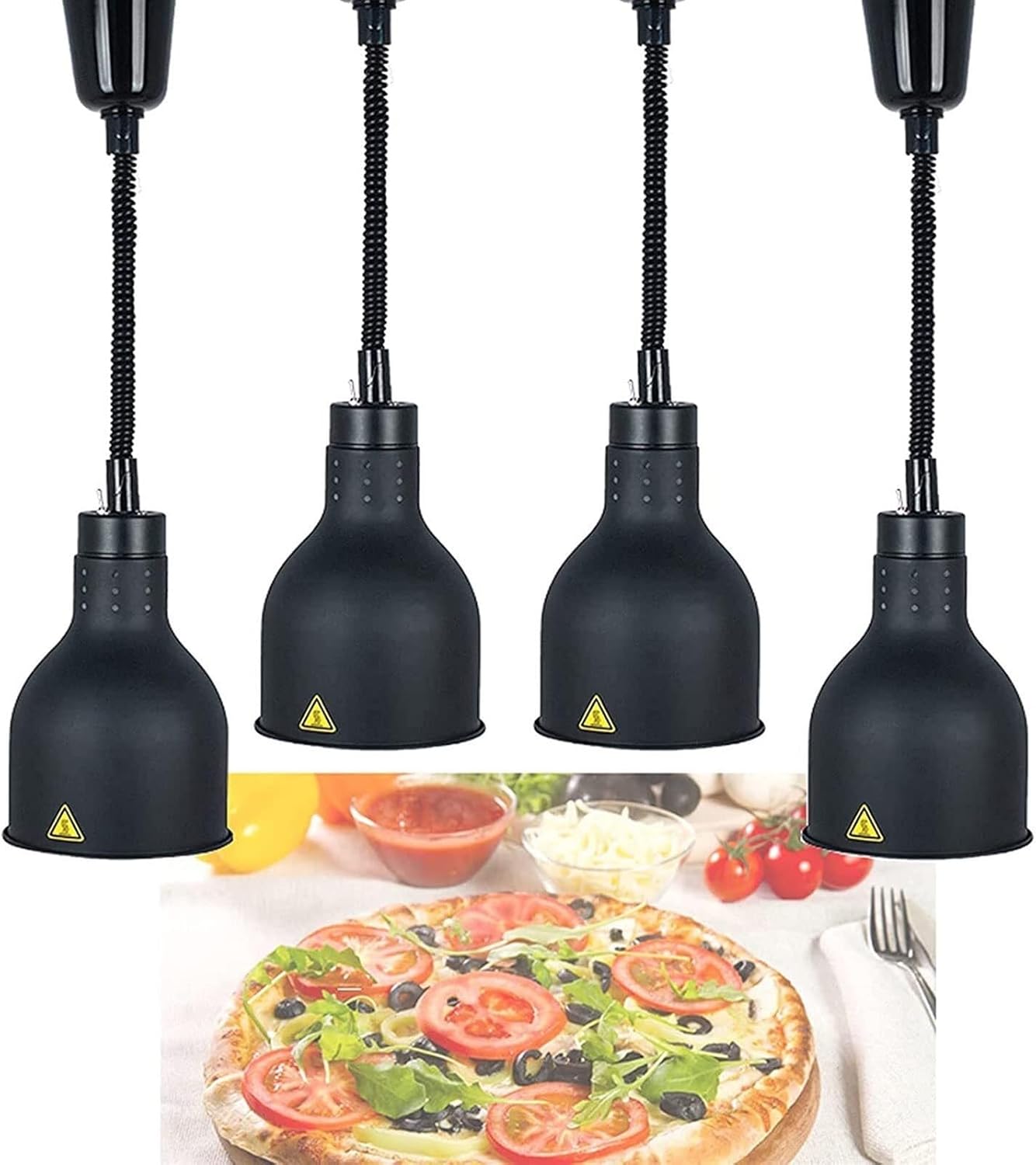 食品加熱ランプ 調節可能な食品加熱ランプ、食品ウォーマー食品加熱ランプ、伸縮式ヒートランプ、赤外線食品ウォーマーランプ、伸縮式長さ-