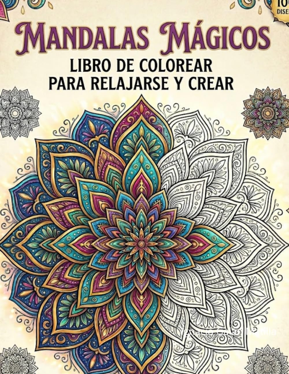 Mandalas para Relajarse y Desconectar: Arte Terapéutico para Adultos con Diseños Antiestrés y Patrones Inspiradores (Blue&Green Coloring)