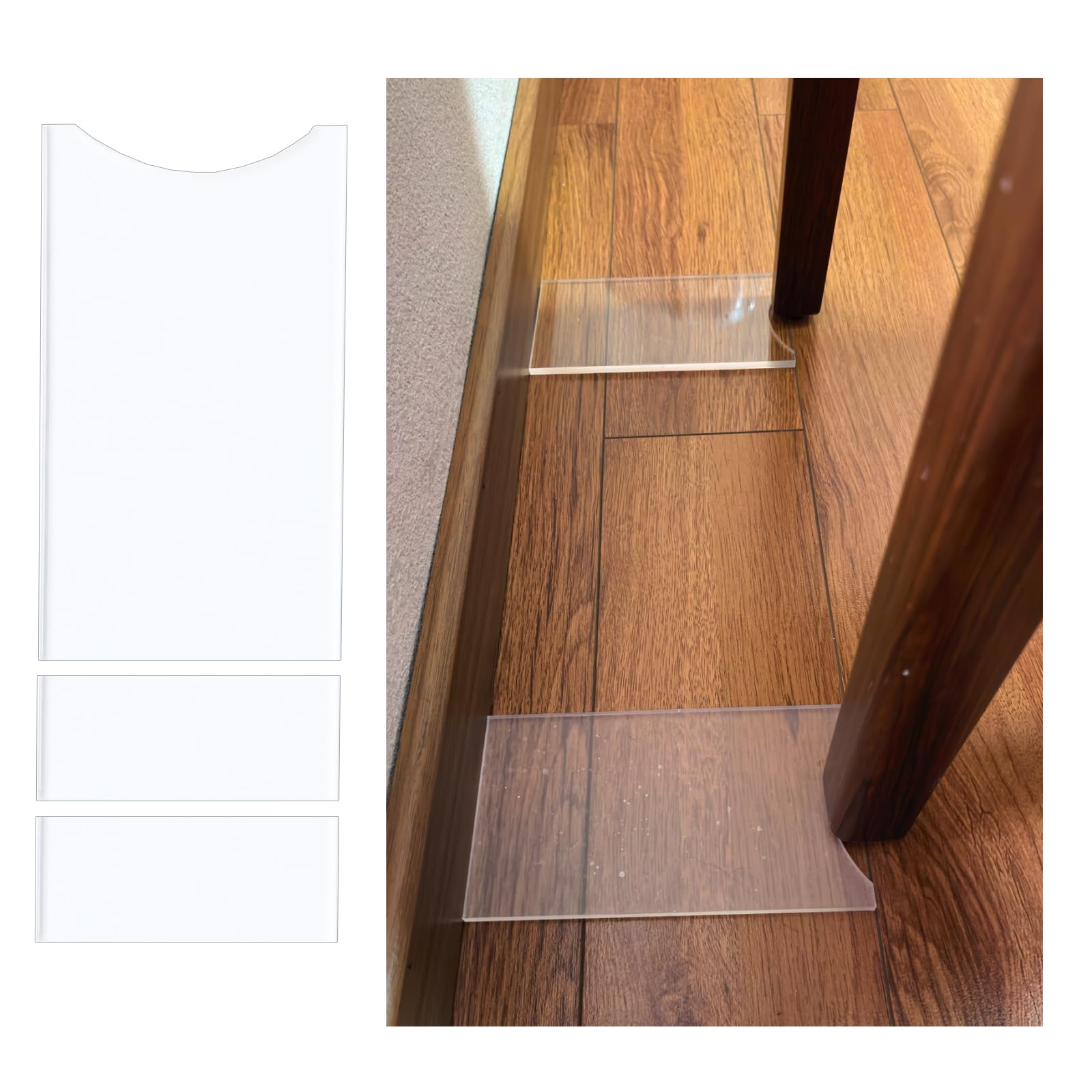 2Pcs Couch Wall Spacer - Adjustable Couch Stopper, Furniture Wall Protectors, Headboard Stoppers for Wall, Keeps Space for Outlets.-image-21