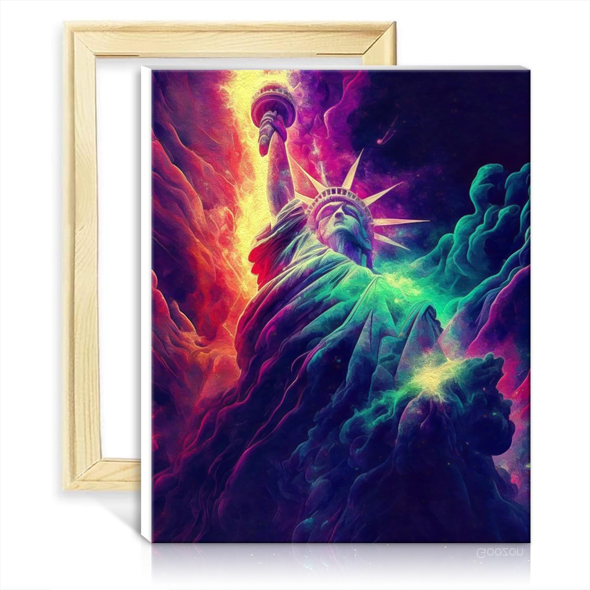 TANGFEIY Digital Painting Kits Goddess Victory Adults Beginner Kits Home Home Decor with Brushes and Acrylic Pigment for Home Wall Decor Gifts No Frame(30x40cm)
