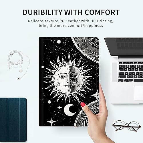 Vista 34 de Funda para Kindle de 6 pulgadas (11.ª generación, versión 2024/2022) delgada de piel sintética, ajustable, multiángulo, Smart Shell con función