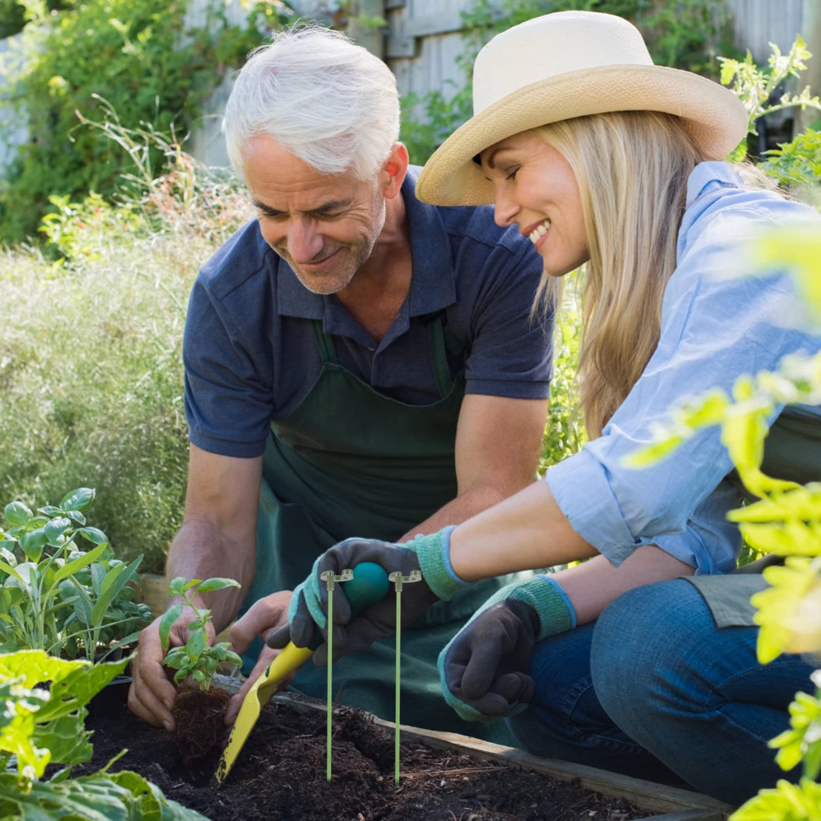 TOYANDONA 3 Sätze Pflanzenstütze Stäbe Klammern Verstellbare Rankhilfe für Topfpflanzen für Garten und Balkon zur Unterstützung von Kletterpflanzen und Blüten