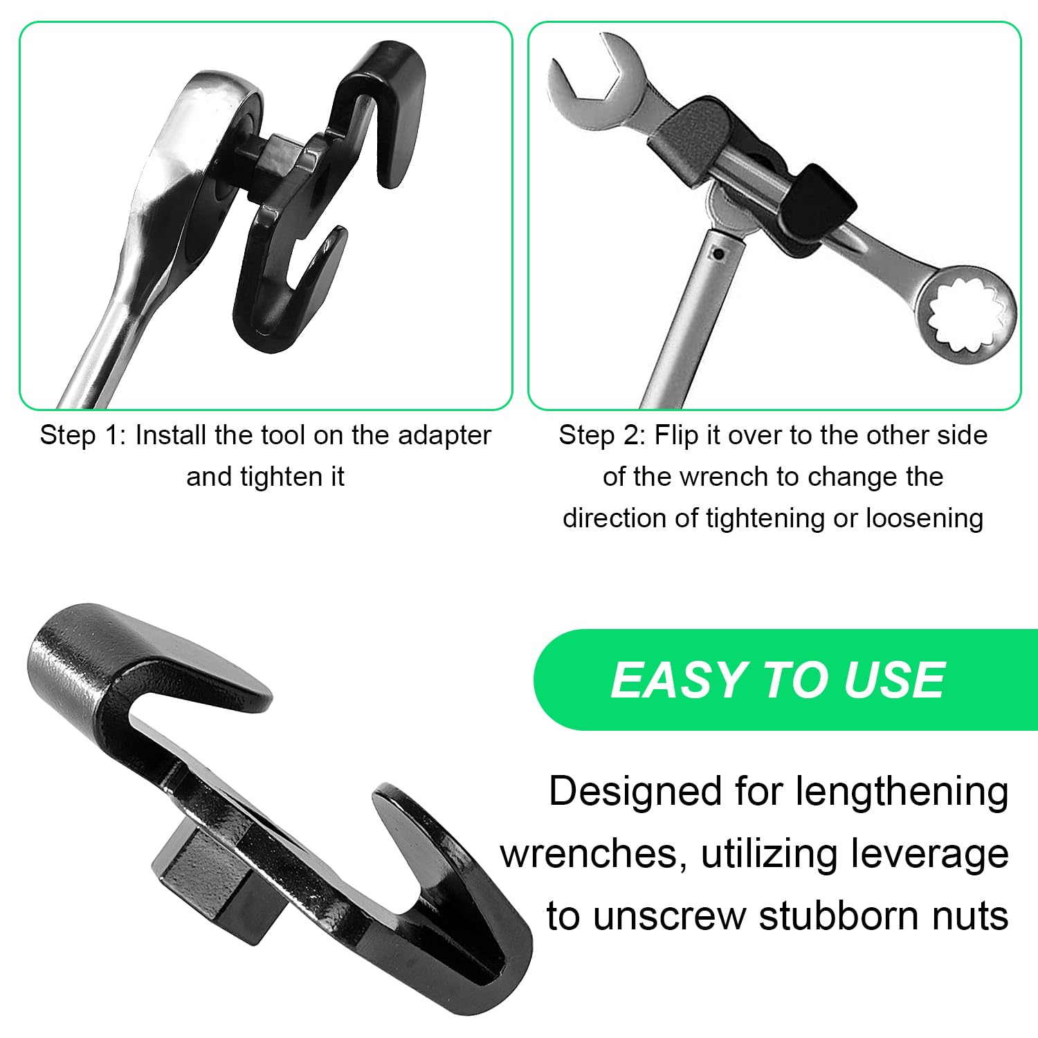 Estensione Chiave 1/2 Pollice E 21mm Universale - Prolunga Professionale Per Barre E Chiavi Inglesi - Foto 4
