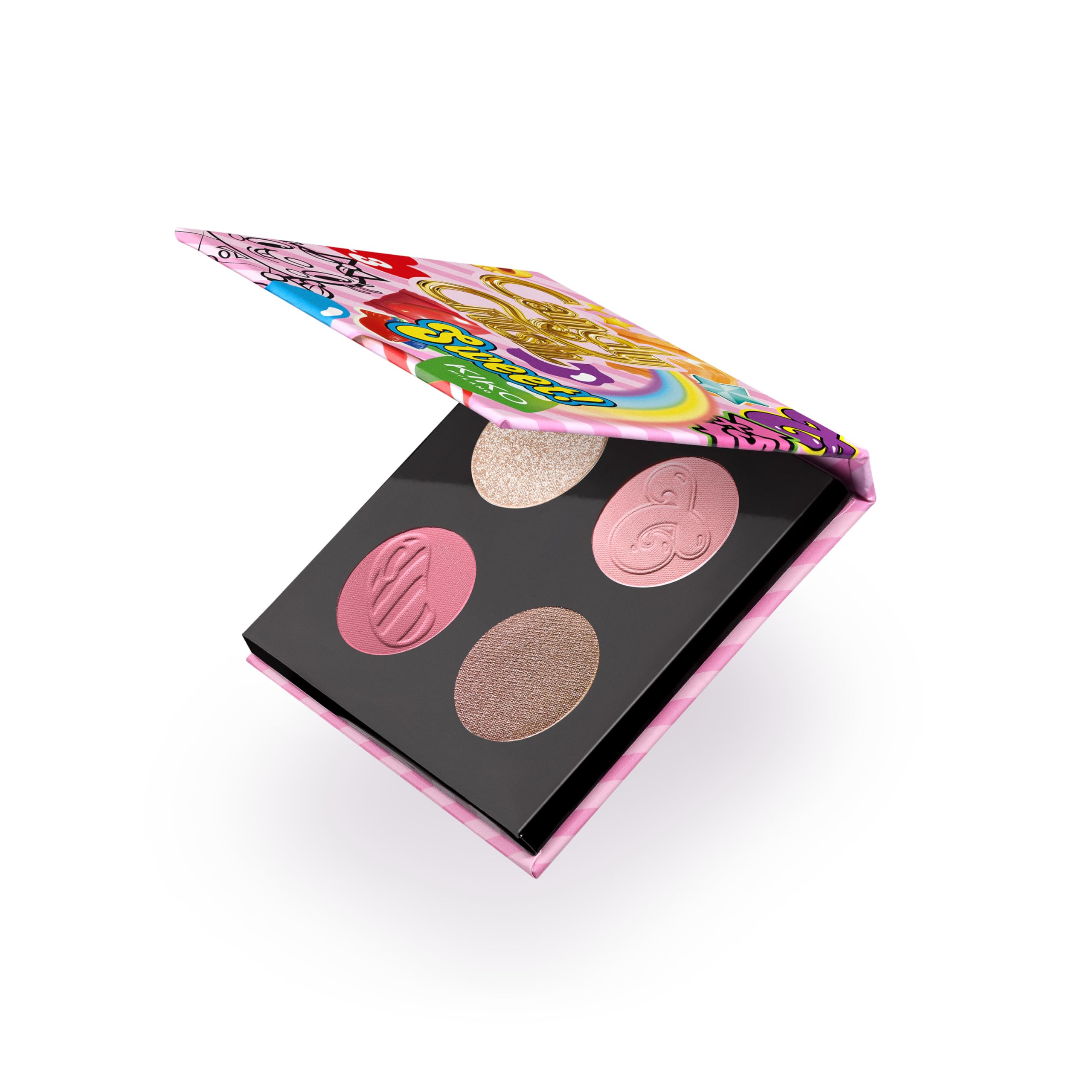 KIKO Milano Candy Crush™ Multi Finish Eyeshadow Palette 02, Paleta 4 Matowych, Metalicznych I Błyszczących Cieni Do Powiek