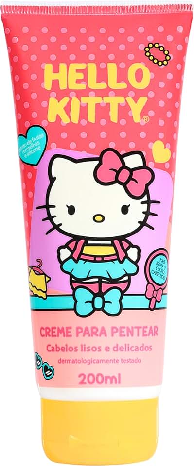 Cia Da Natureza - Cremoso Pent Hello Kitty 200Ml Lisos E Delicados