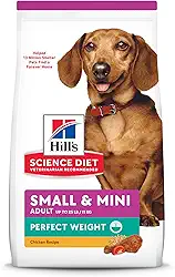 Ração Hill's Science Diet Peso Perfeito Pequenos e Mini para Cães Adultos Sabor Frango - 1.81kg