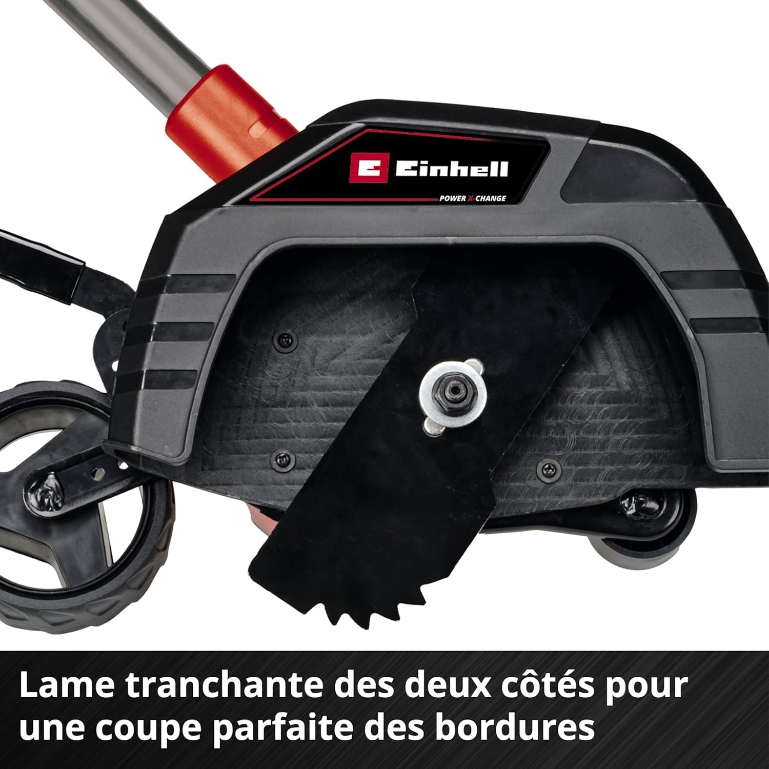 Einhell Coupe-Bordures sans Fil GE-Le 18/190 Li - Solo Power X-Change (18 V, réglage Profondeur 3 Niveaux, Manche démontable, revêtement Softgrip) Livré sans Batterie ni Chargeur