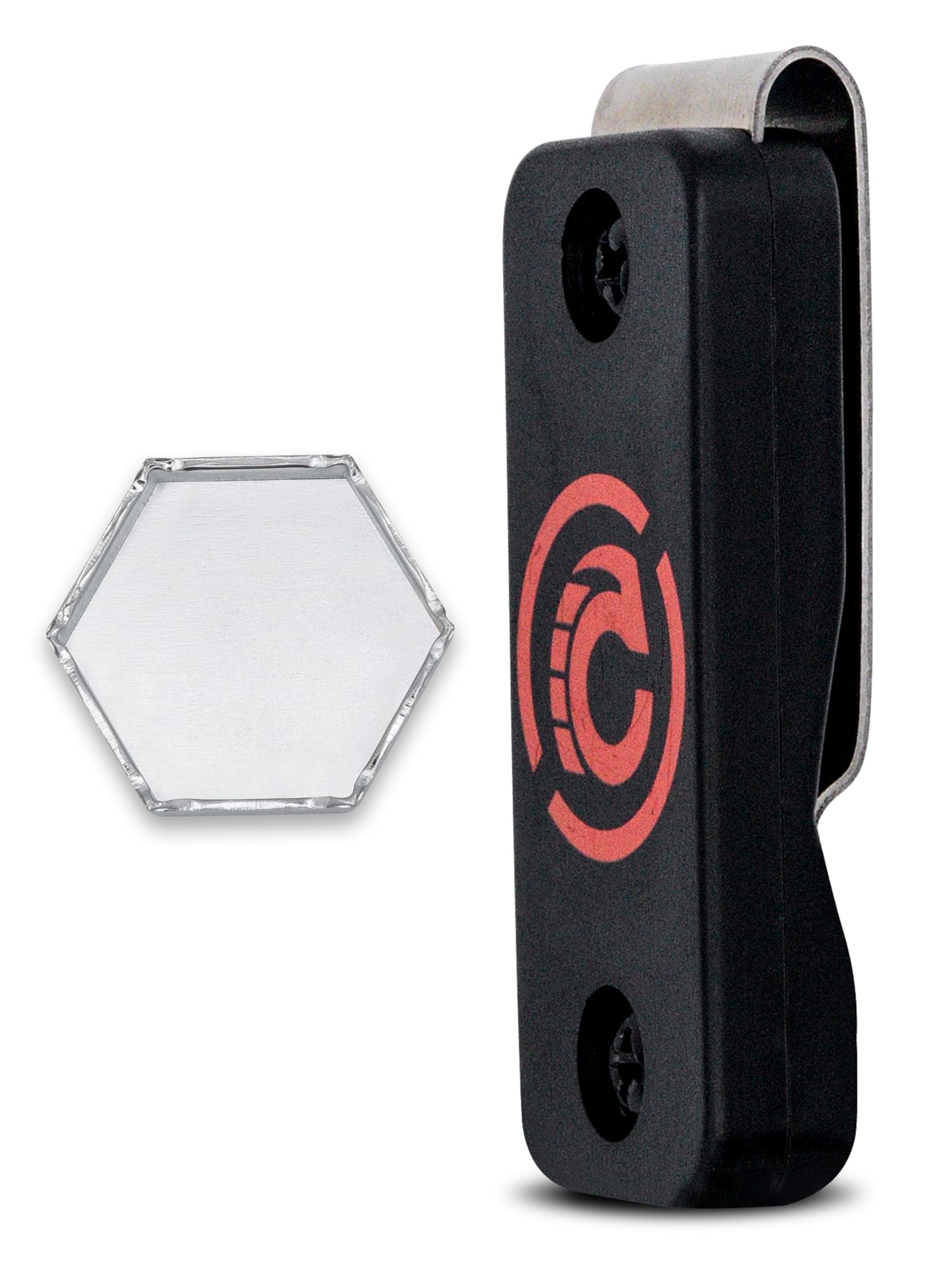 Cru5h Magnetic Chalk Holder Clip - Super Strong Neodymium Belt Clip for Pool Chalk, Cue Chalk, Billiard Accessories - Fits All Magnetic Chalk Holders